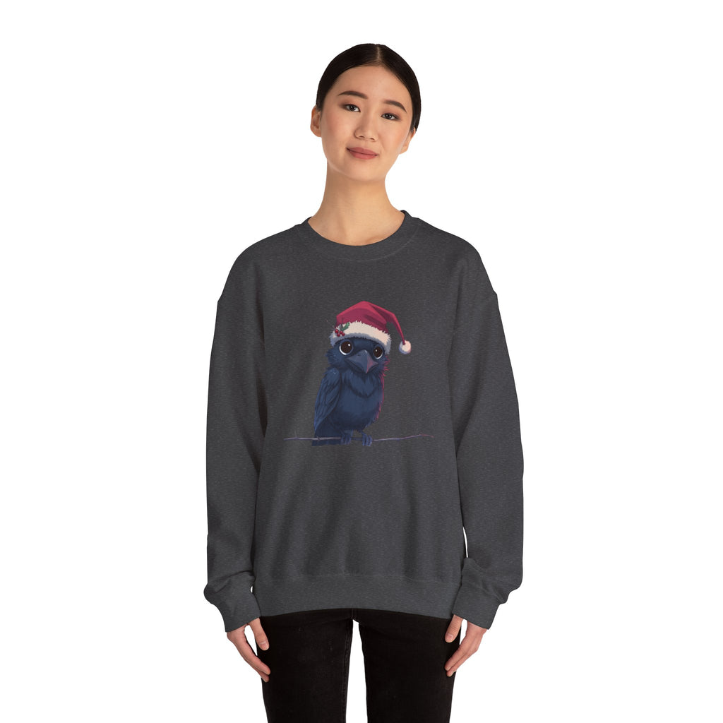 Pip Heavy Blend Raven Sweater | Cosy Goth Christmas Jumper | Ravenwood Clothing