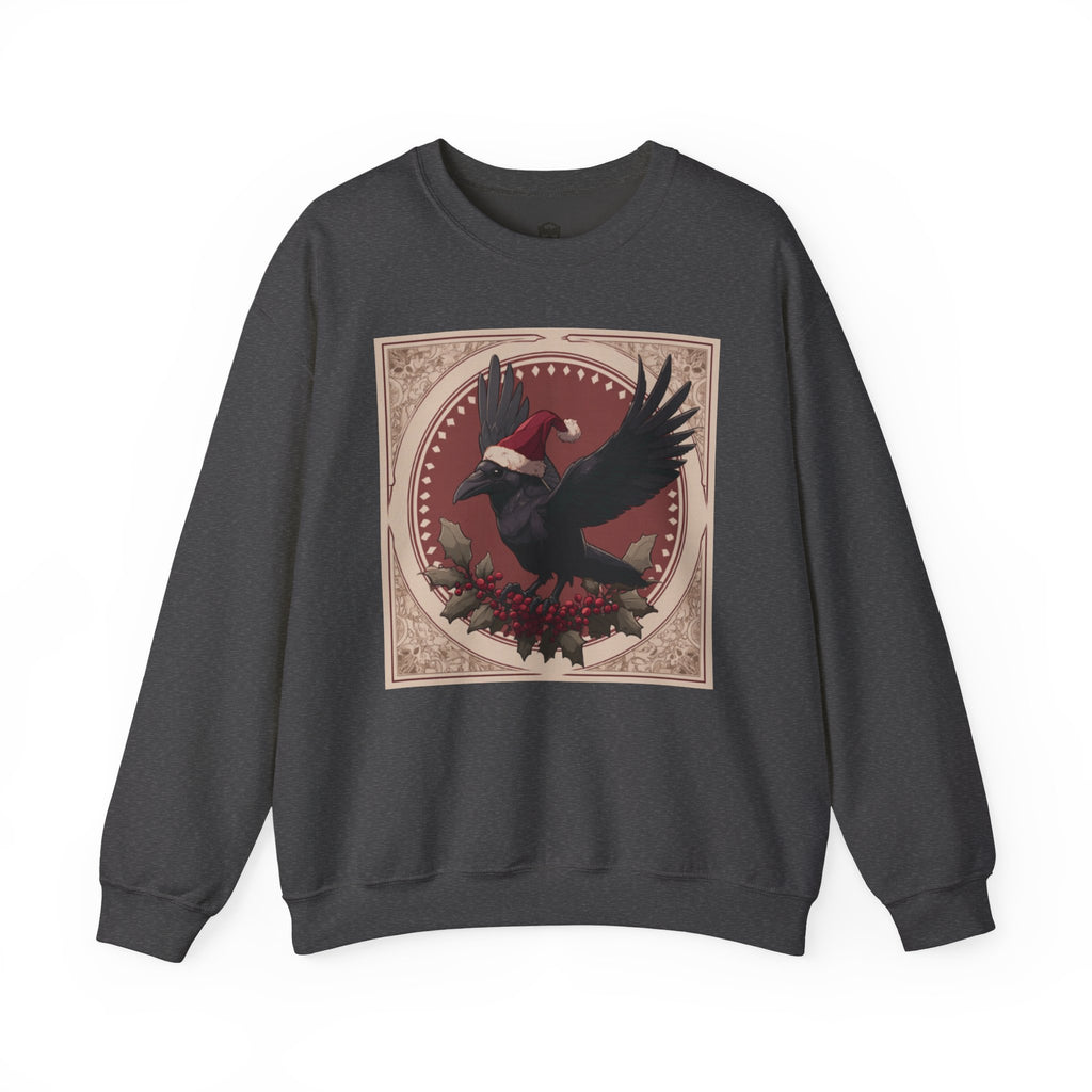 Nox Ravenwood Cozy Christmas Jumper — Unisex Heavy Blend Crewneck Sweatshirt | Cute Gothic Holiday Sweater
