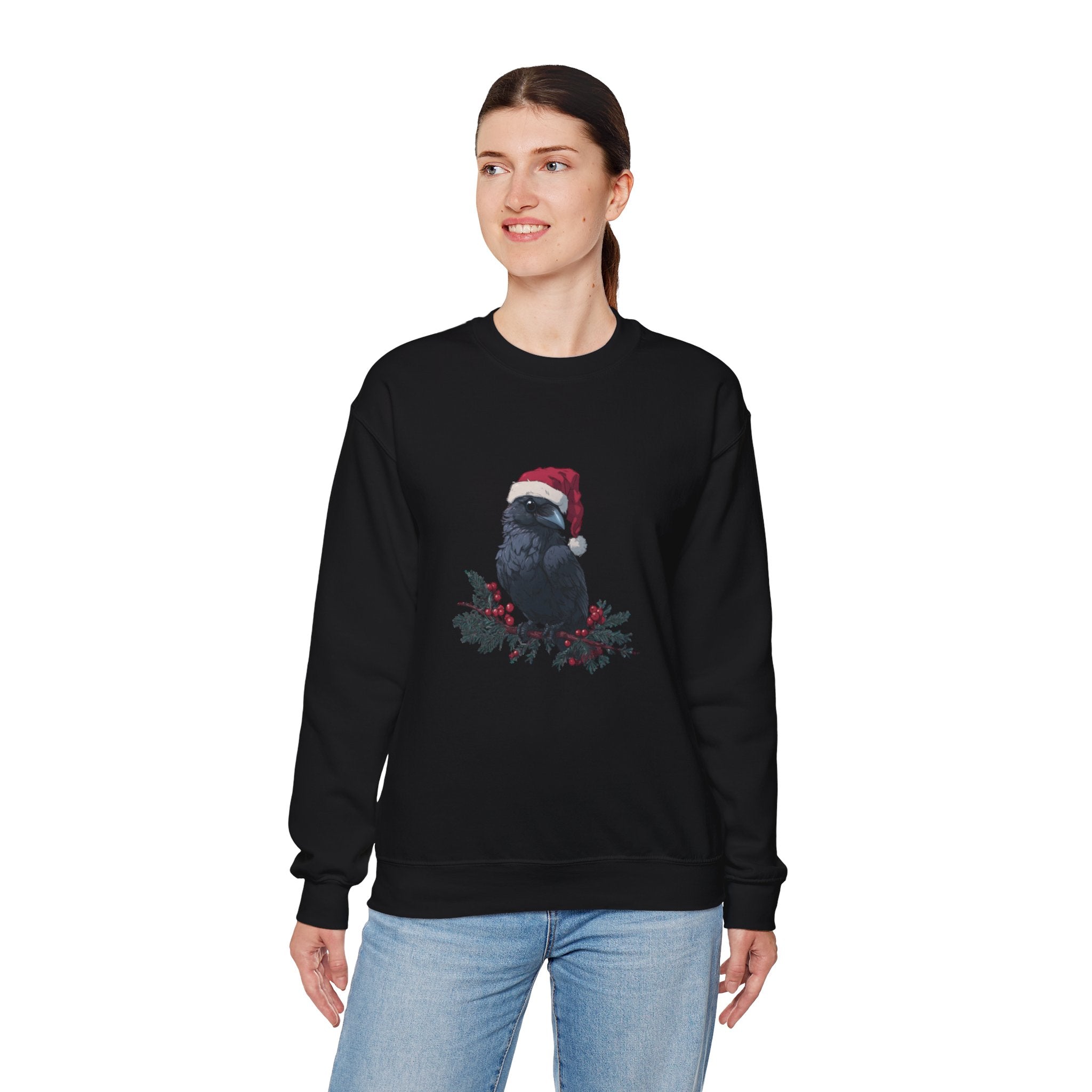 Silas Ravenwood Cosy Crewneck Sweater | Heavy Blend Unisex Sweatshirt | Cosy Goth Christmas Jumper