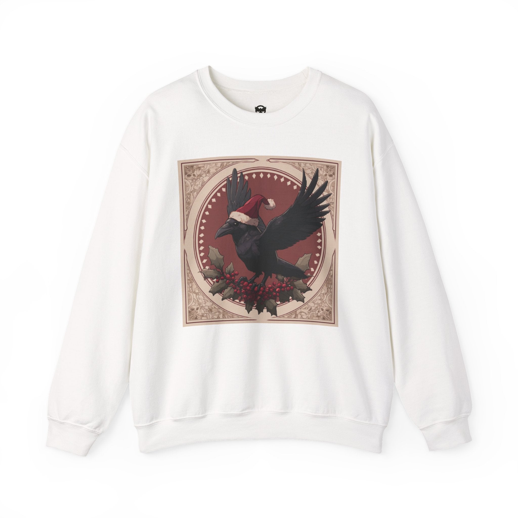 Nox Ravenwood Cozy Christmas Jumper — Unisex Heavy Blend Crewneck Sweatshirt | Cute Gothic Holiday Sweater