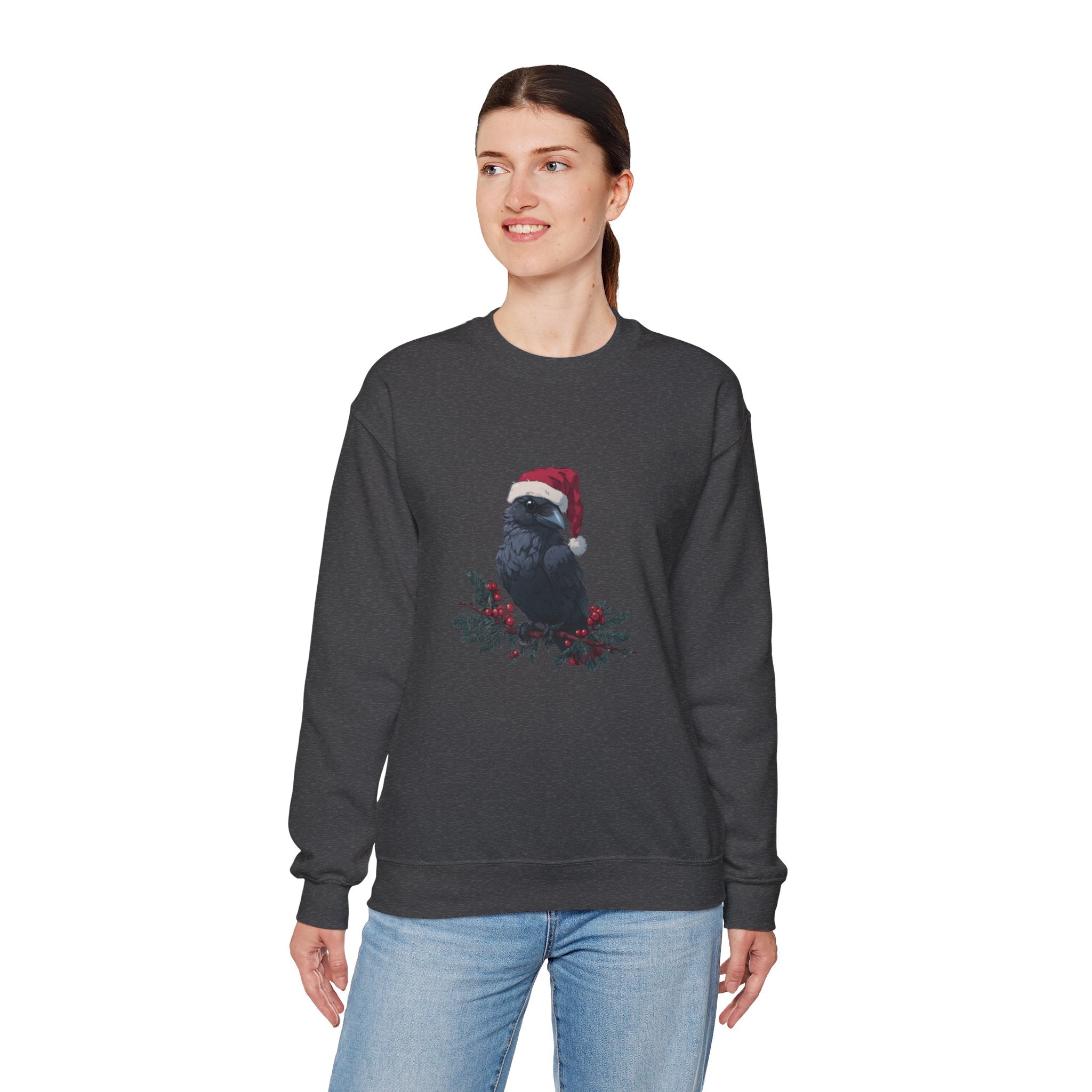 Silas Ravenwood Cosy Crewneck Sweater | Heavy Blend Unisex Sweatshirt | Cosy Goth Christmas Jumper